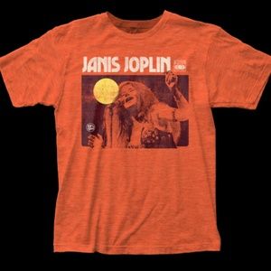 Janis Joplin – Singing Unisex Adult S/S Tee Shirt